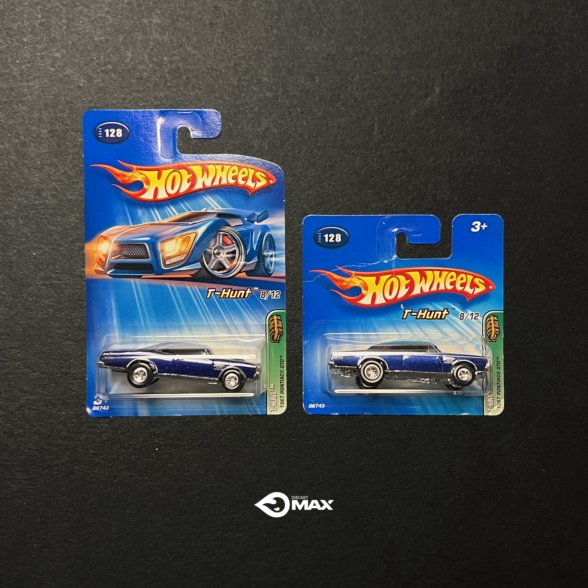 Hot Wheels Super Treasure Hunt Duo (Long + Short Card) STH 1967 Pontiac GTO
