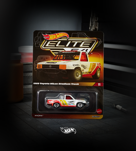 Hot Wheels RLC Exclusive Elite 64 1989 Toyota HiLux Stadium Truck
