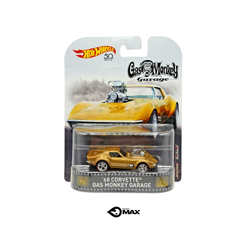 Hot Wheels Gas Monkey Garage ’68 Corvette. Retro Entertainment