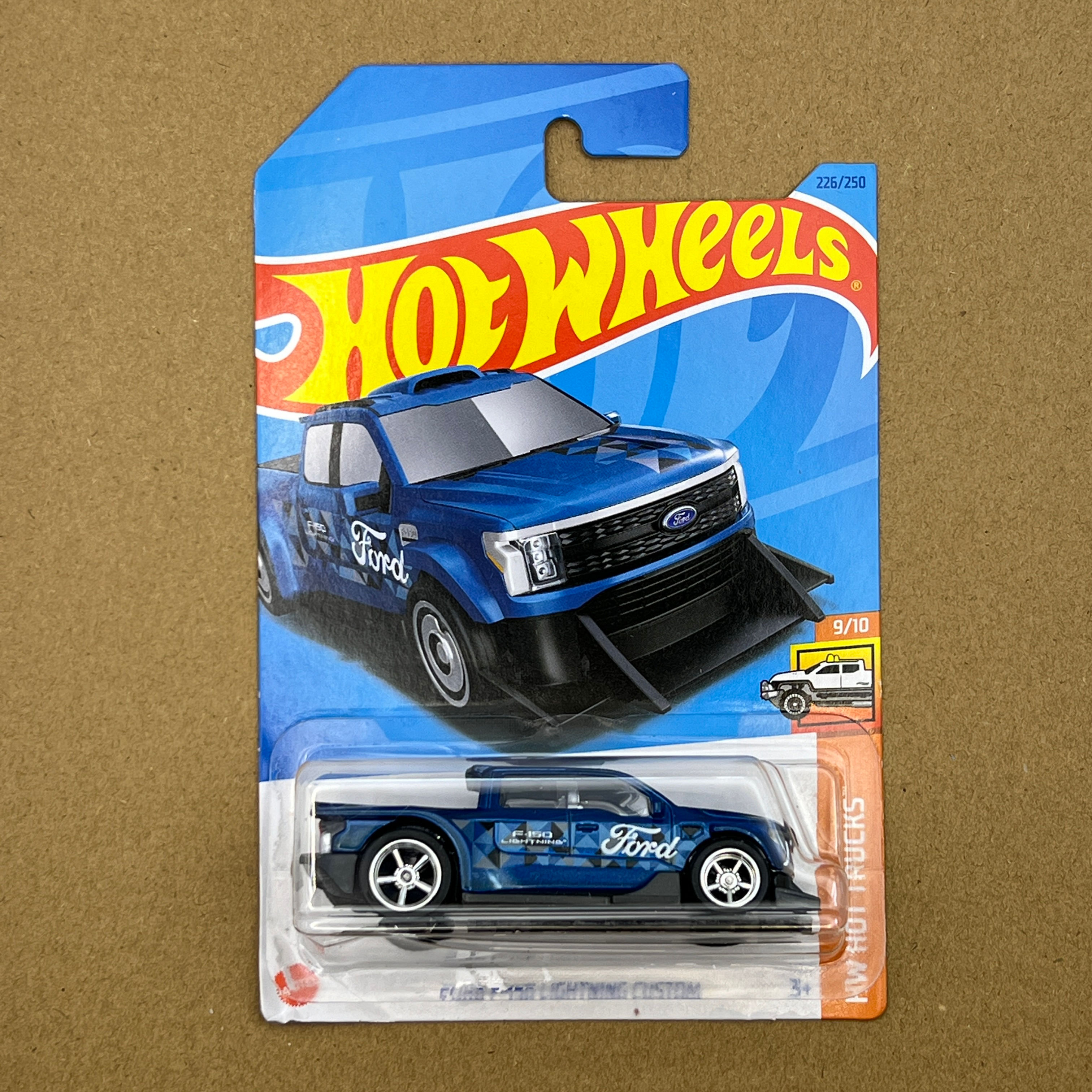 Hot Wheels Hot Trucks Series Ford F-150 Lightning Custom. Wheel Swap.