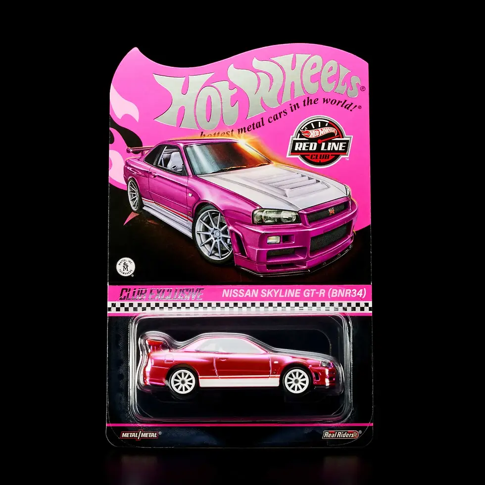 ミニカー Hot Wheels RLC Pink Editions GT-R BNR34 Hot Wheels RLC Exclusive Pink Editions Nissan Skyline GT-R