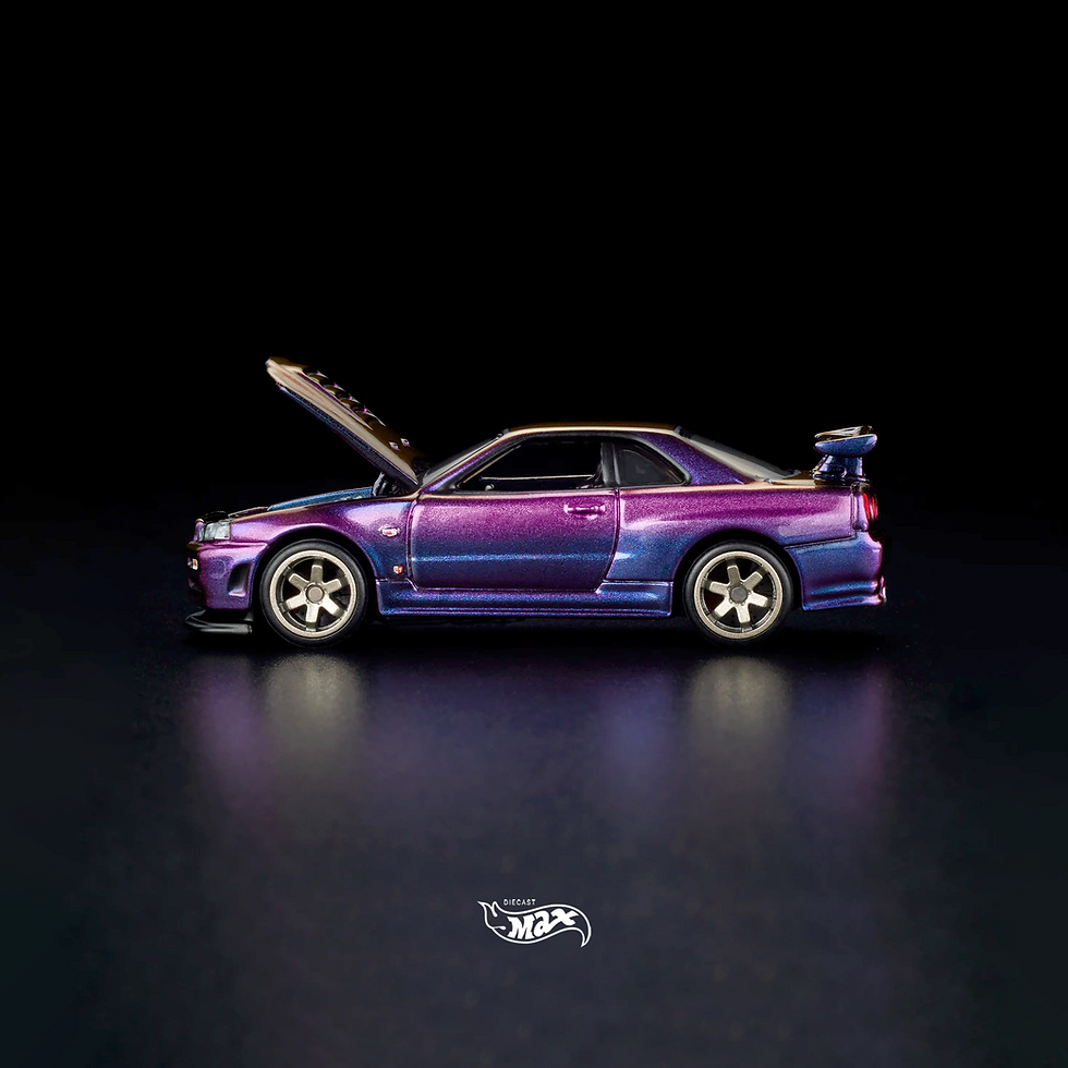 Miniatura: Hot Wheels RLC Exclusive Nissan Skyline GT-R BNR34 | Diecast Max Tienda en Linea Mexico