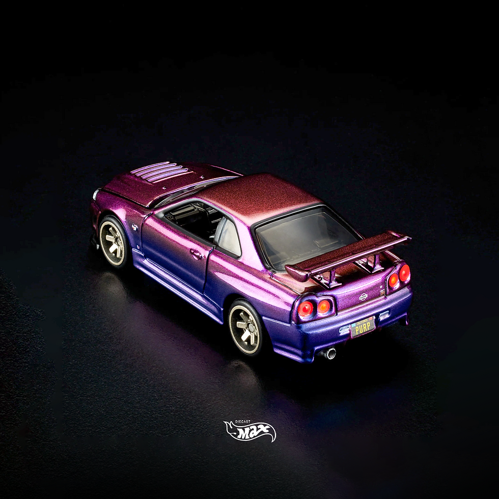 Miniatura: Hot Wheels RLC Exclusive Nissan Skyline GT-R BNR34 | Diecast Max Tienda en Linea Mexico