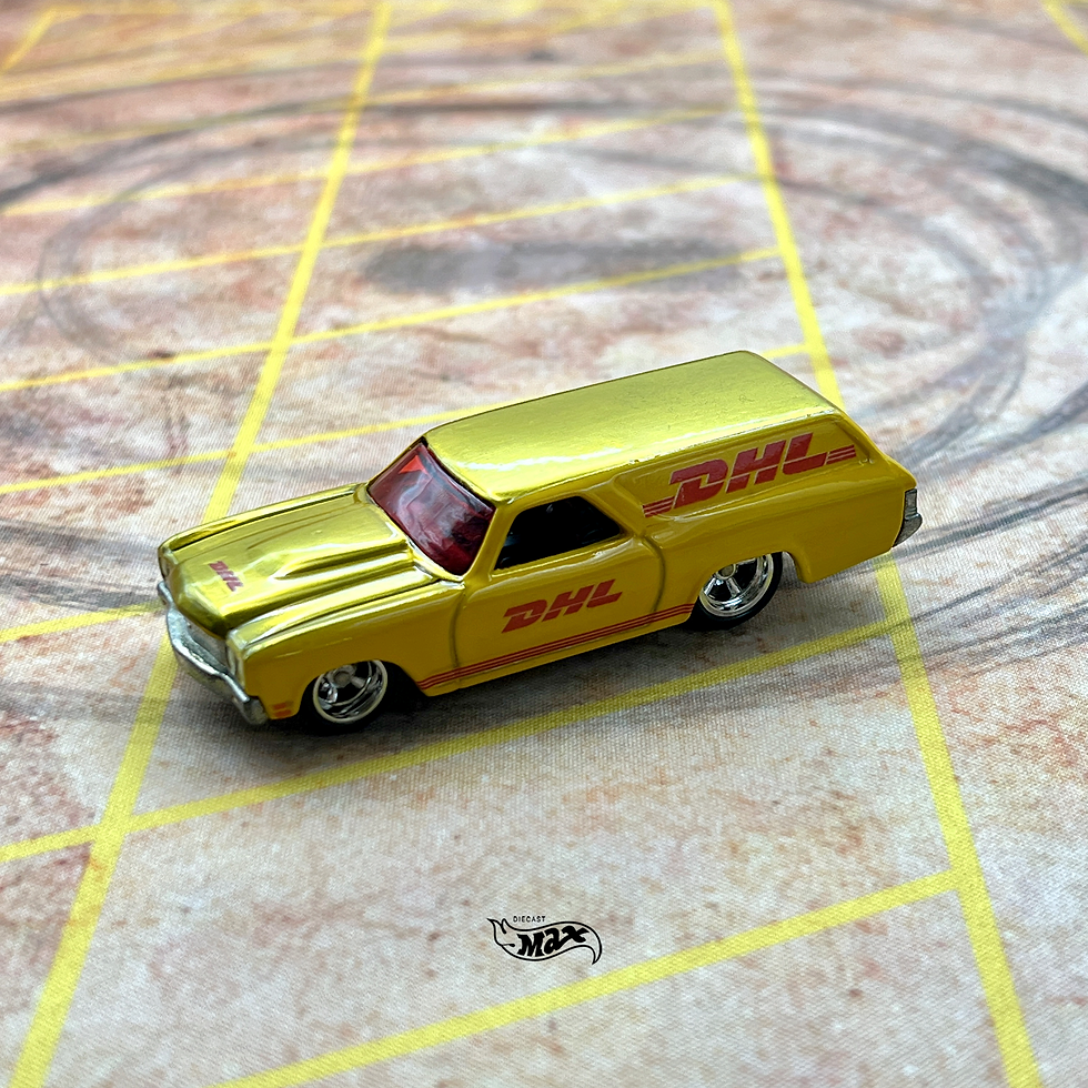 Hot Wheels 1970 Chevy Chevelle Panel Delivery Wagon. DHL. Custom