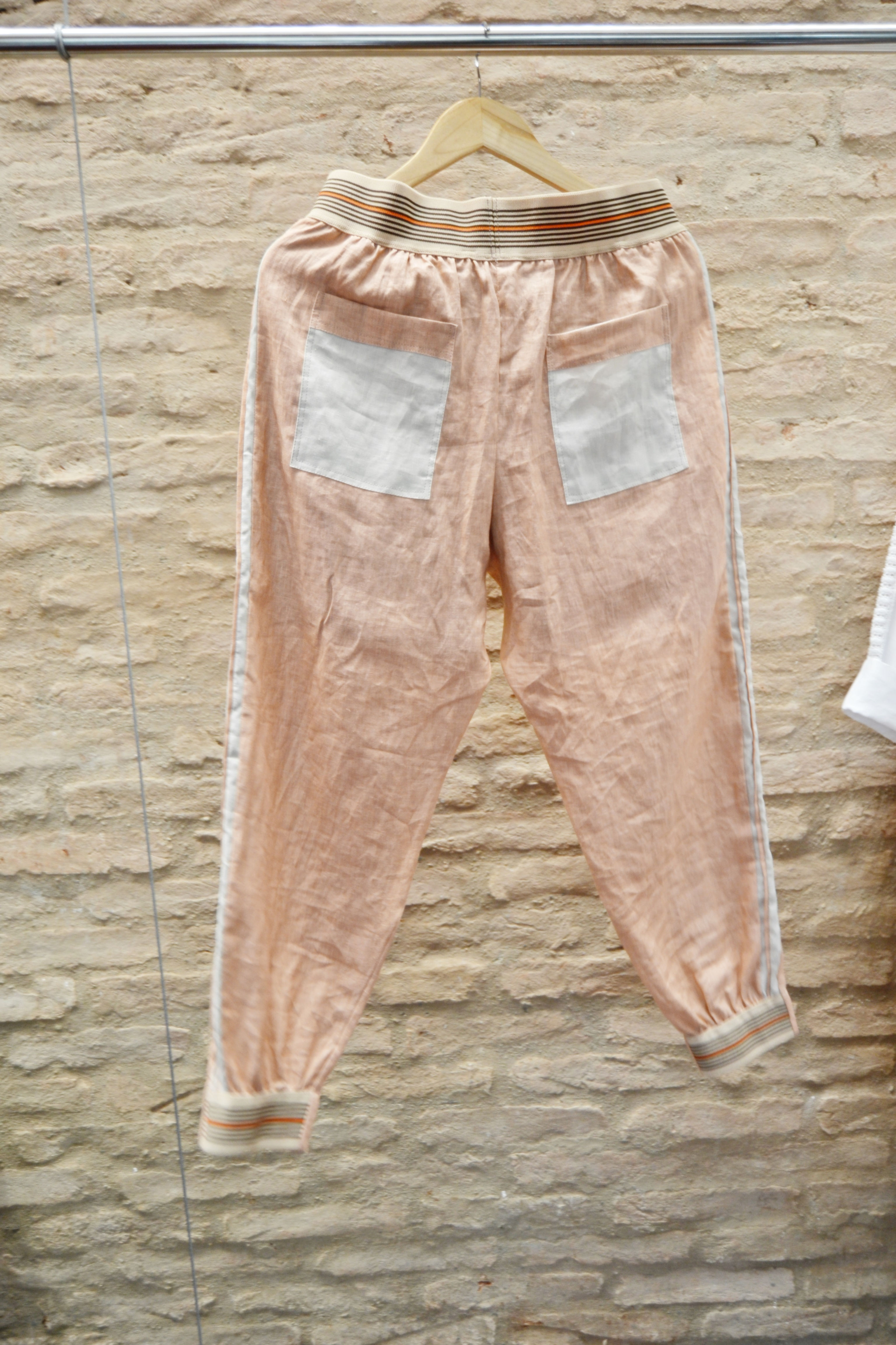 Calça Linho Champanhe Virgínia Coll