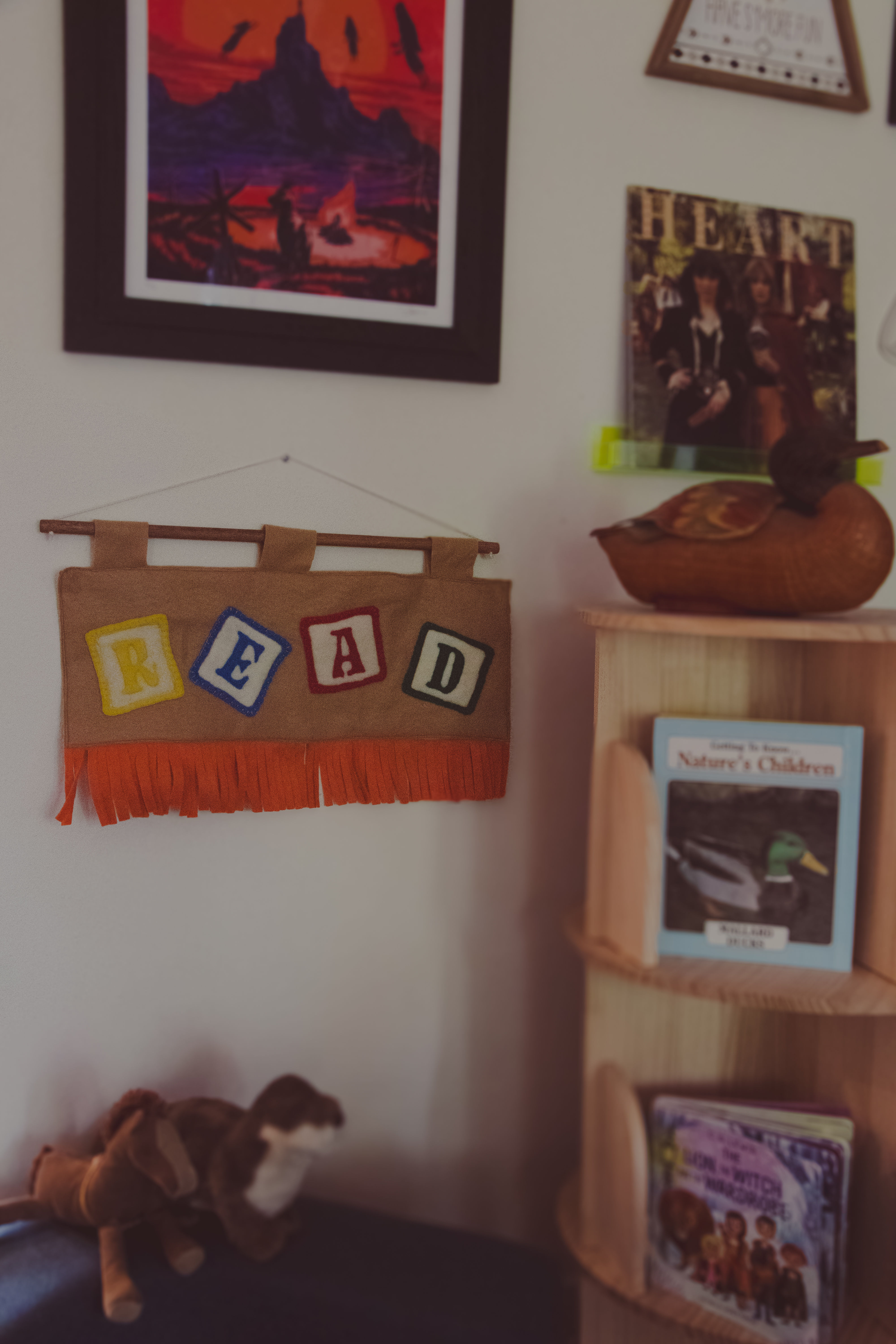 READ Vintage Blocks Flag