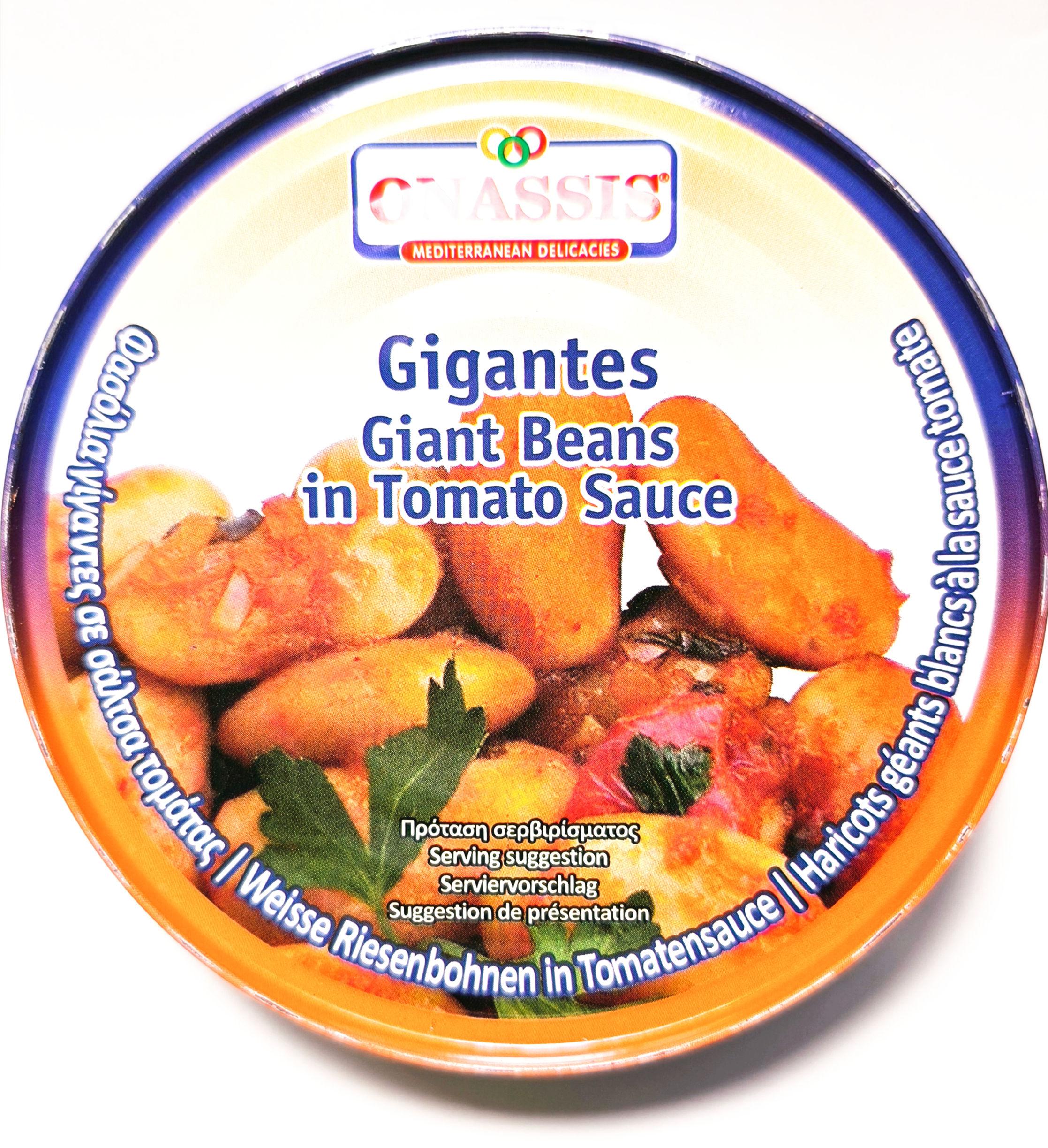 Gigantes in tomatoe sauce