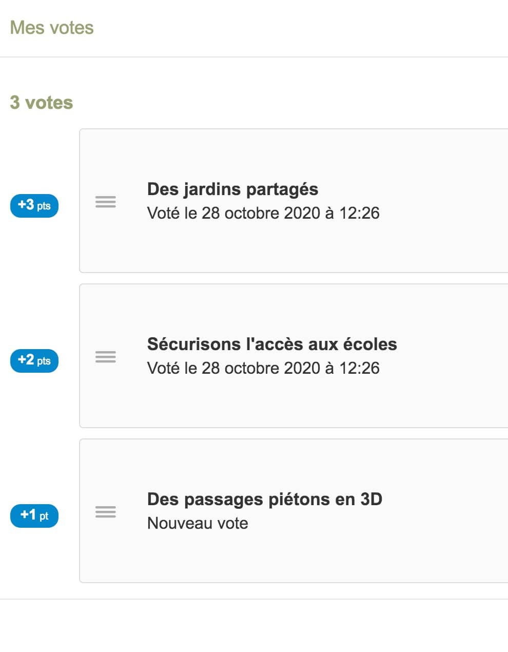 exemple de calcul automatique des points lors d un vote par classement