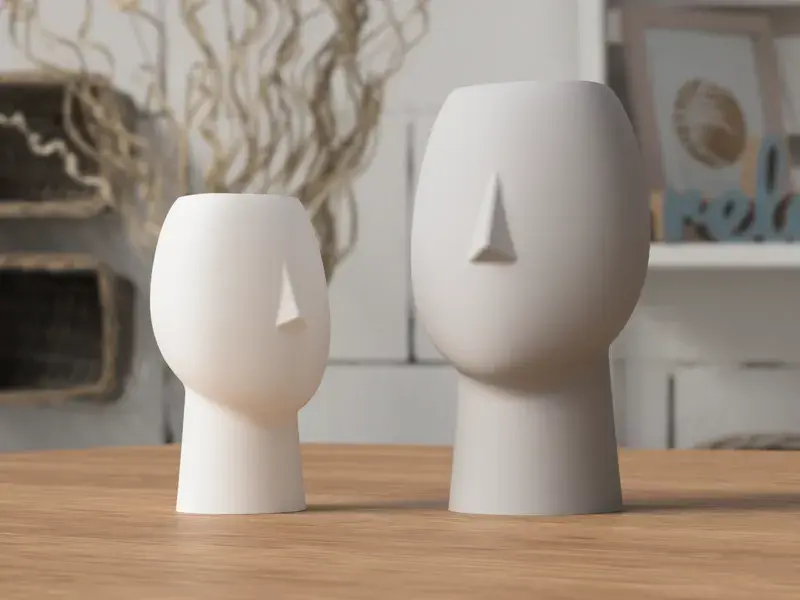 Face Vase – 3D-gedrucktes Produkt von Philaments