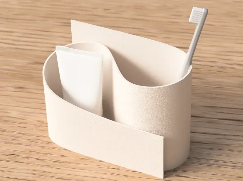Desk Bathroom Organizer – 3D-gedrucktes Produkt von Philaments