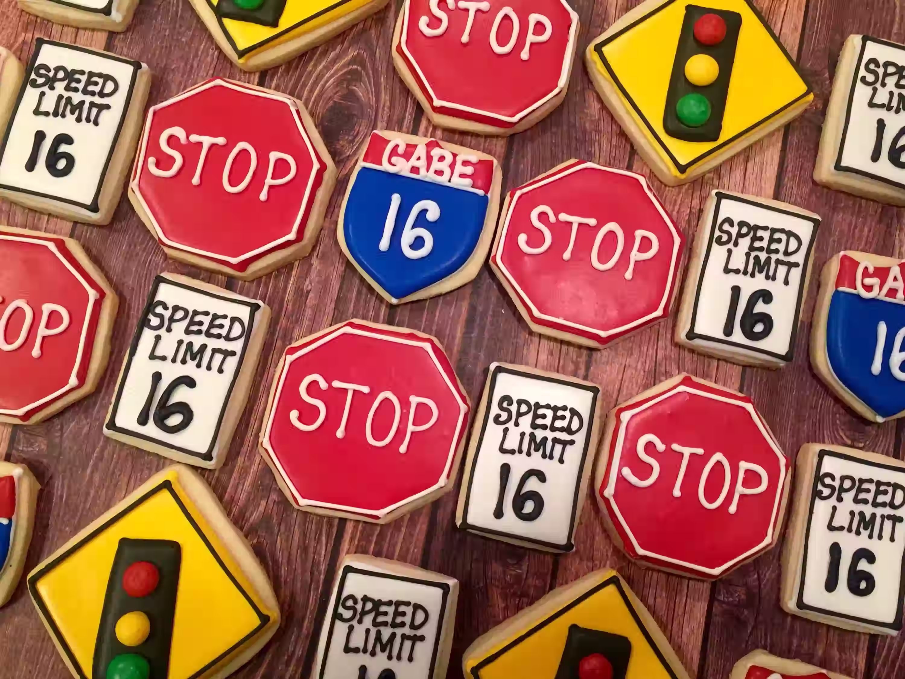 16th Birthday/ Driving Birthday Sugar Cookies