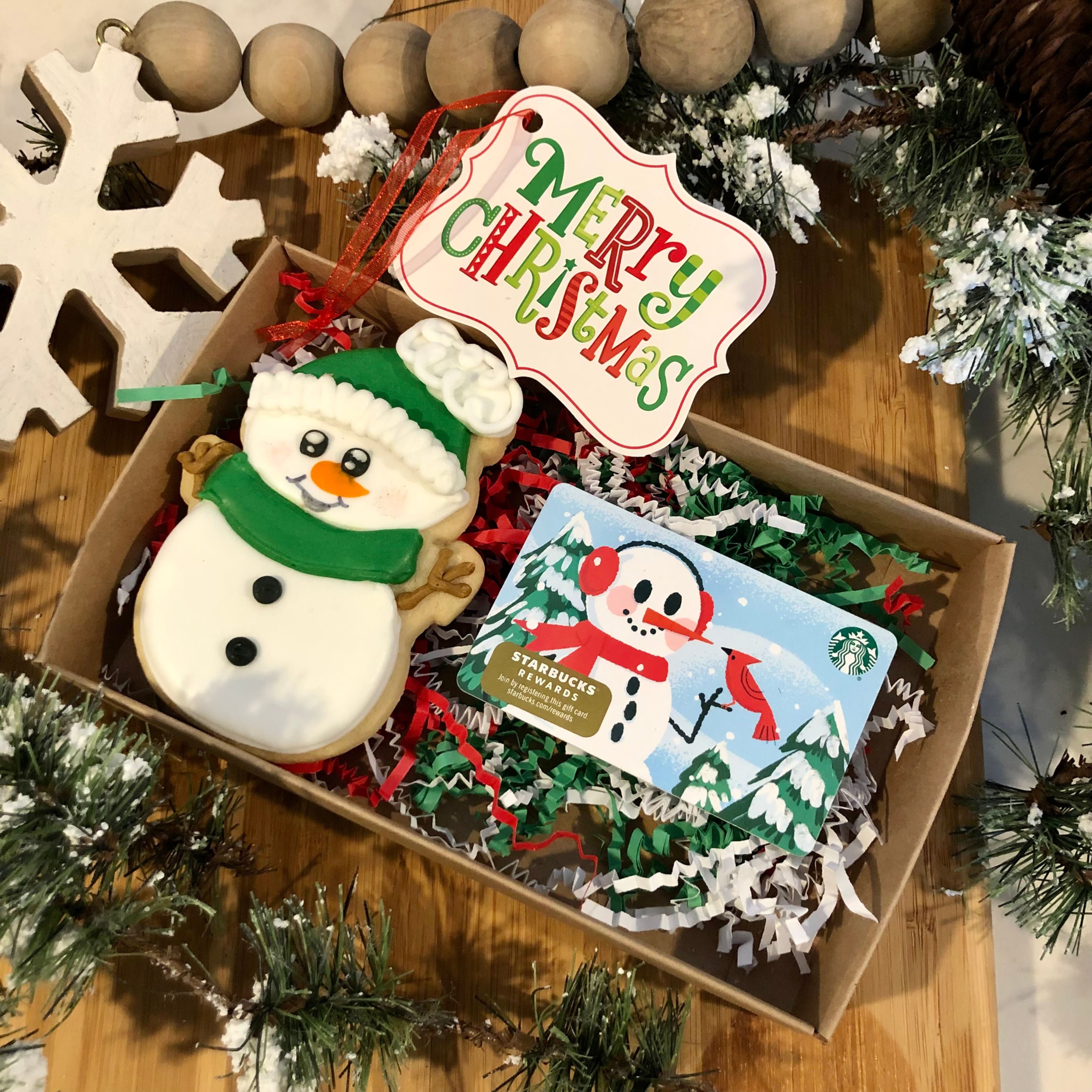 Snowman Sugar Cookie Gift Set