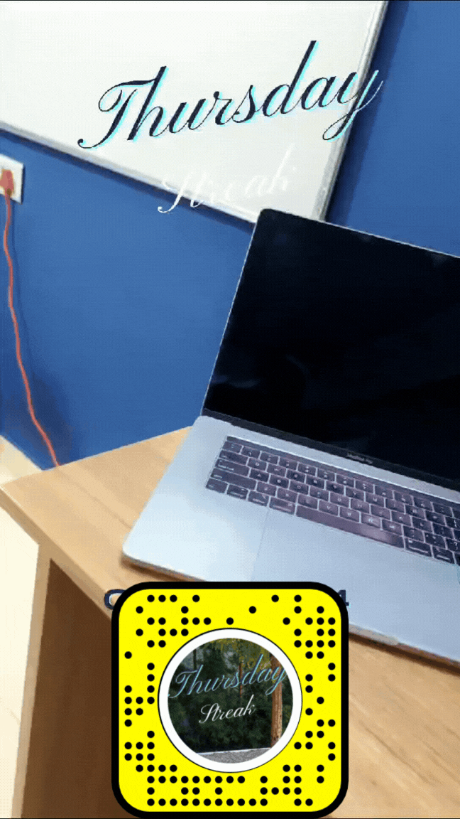 Snapchat Streak Lens - A viral sensation with 494.1k views and 237.4k plays. Celebrating Snapchat streaks. Community favorite. Snapchat AR development.