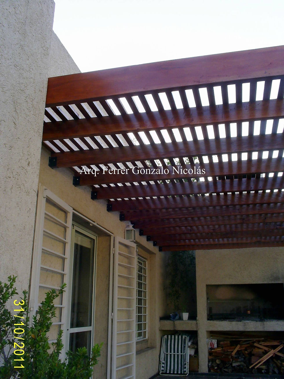 Miniatura: PROMO PÉRGOLA de madera dura