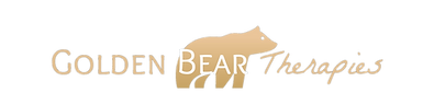 golden bear therapies logo of a golden bear