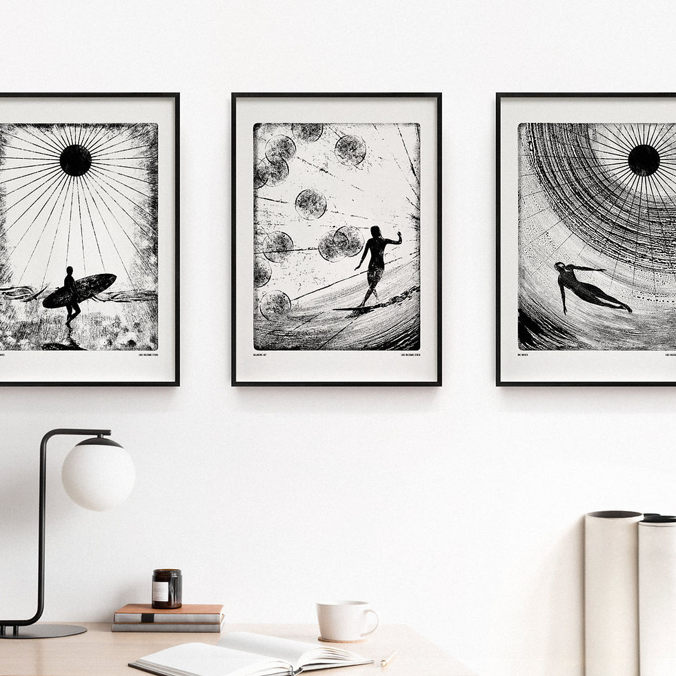 Ocean 1, Set of 3 Prints (A4, A3, A2, A1)