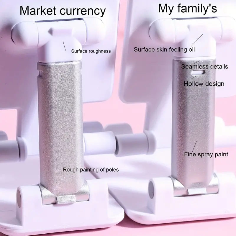 Thumbnail: Universal Adjustable Phone & Tablet Stand – Foldable Desktop Holder