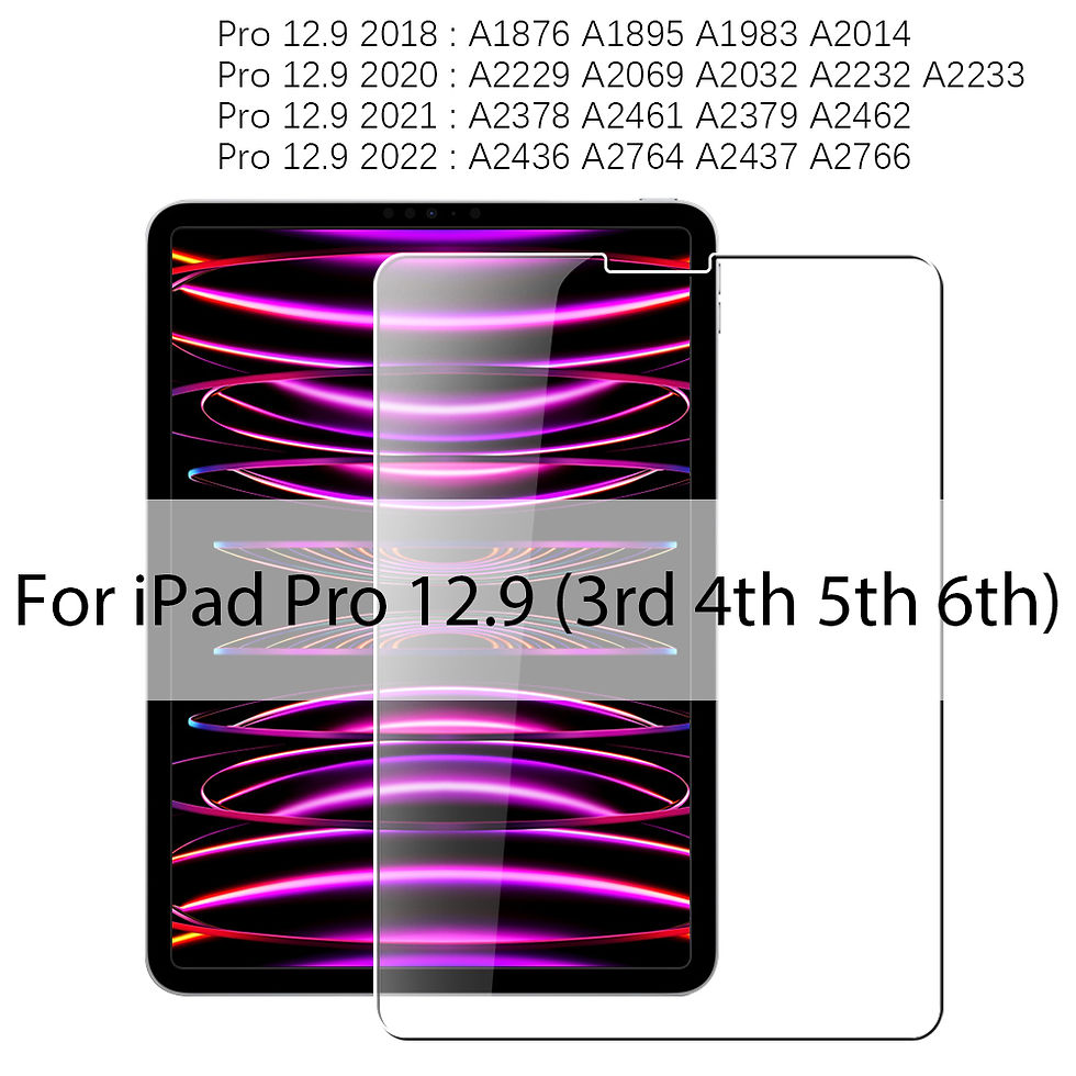 Thumbnail: Tempered Glass Screen Protector for iPad Pro 13” M5/M4, iPad Air 11” M3/M2, iPad