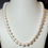 Thumbnail: 14K White Gold and Fine Freshwater Pearl Bead Necklace