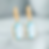 Thumbnail: 14K Yellow Gold Blue Topaz Drop Dangle Earrings