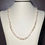 Thumbnail: Vintage Estate 14K Yellow Gold Rose Quartz and White Pearl Beaded Necklace