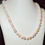 Thumbnail: 14K Yellow Gold and Natural Freshwater Pearl Bead Necklace
