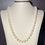 Thumbnail: 14k Yellow Gold Natural White Pearl Necklace