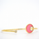 Thumbnail: 14K Yellow Gold Pink Opal & Diamond Bangle