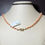 Thumbnail: 14K Yellow Gold Pink Coral Beaded Necklace
