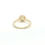 Thumbnail: 14K Yellow Gold Peridot & Diamond Ring