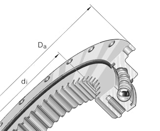 опорно-поворотное устройство   VLI200414-N INA