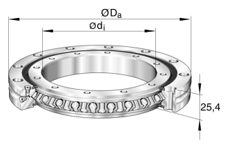 Подшипник с перекрест�ными роликами XSU140544 INA