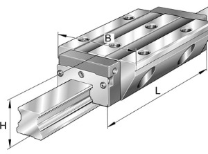 Каретка KWVE20-B-L-370/910/370-V1-G3 INA