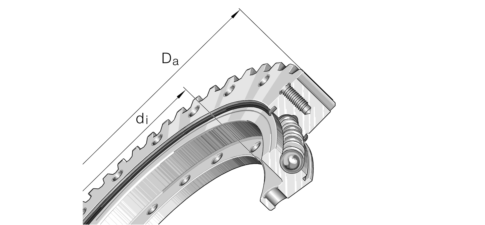 опорно-поворотное устройство   VLA200644-N INA