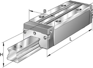 Каретка KWVE20-B-SL-KD-V2-G3 INA