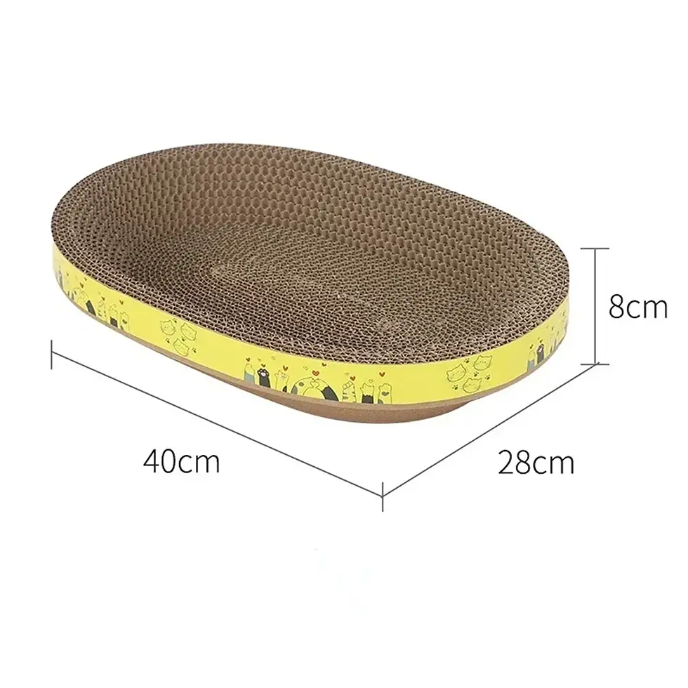 Miniatura: Arranhador Oval Tipo Berço