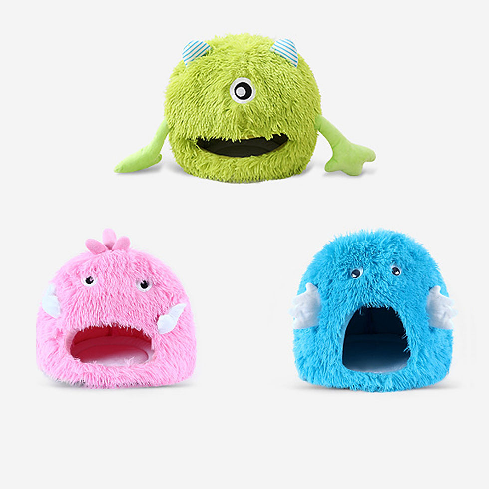 Miniatura: Casinha de Peluche em Forma de Monstro
