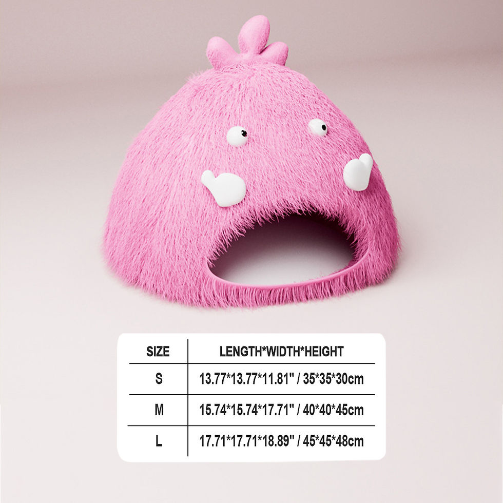 Miniatura: Casinha de Peluche em Forma de Monstro