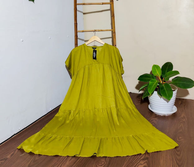 Daster Kimono Warna Lime