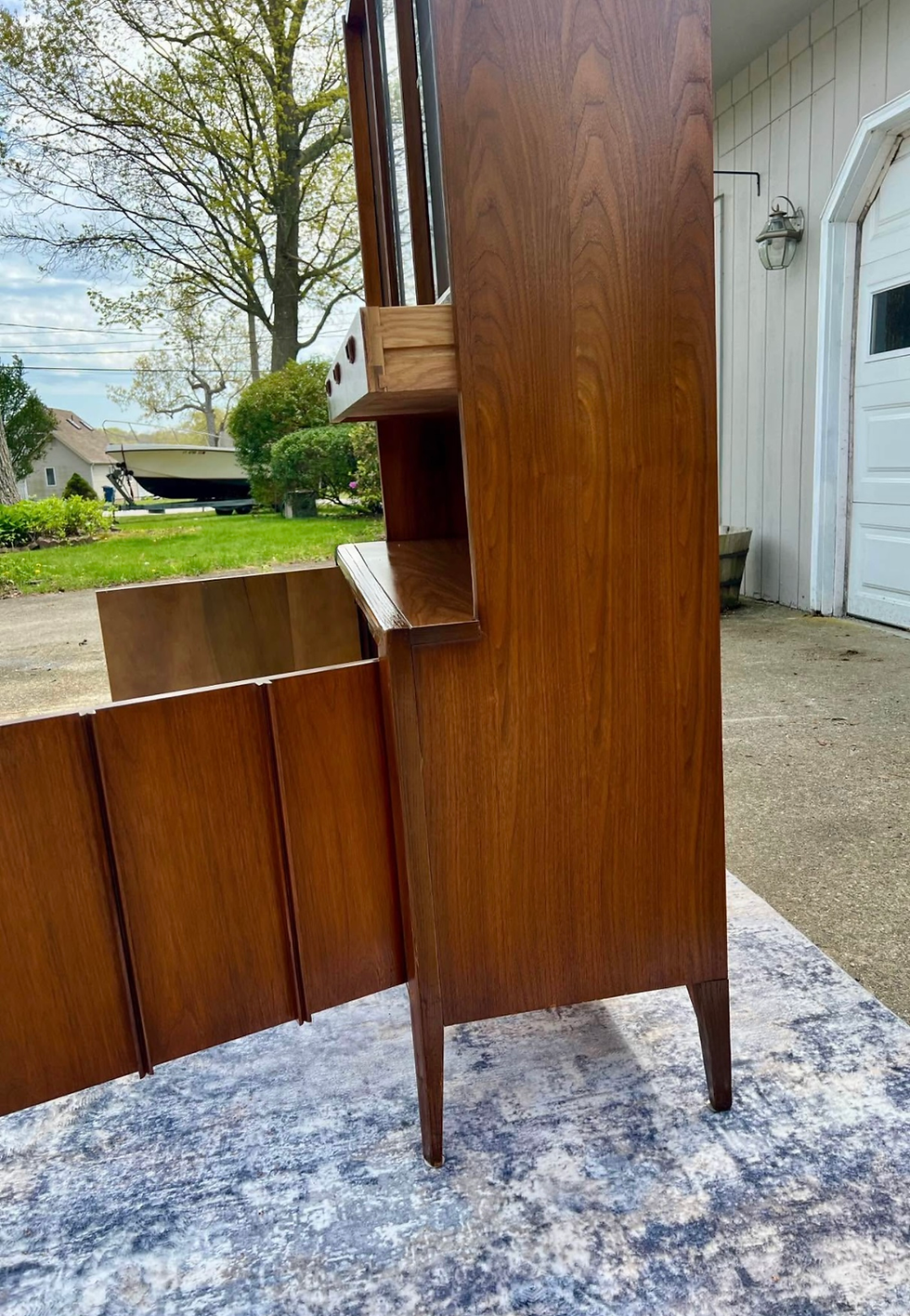 Thumbnail: Mid Century Modern Walnut Hutch