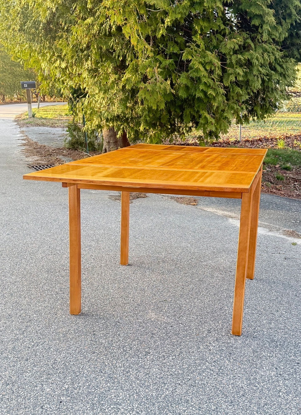 Thumbnail: Danish Modern Expansion Teak Dining Table by Ansager Møbler