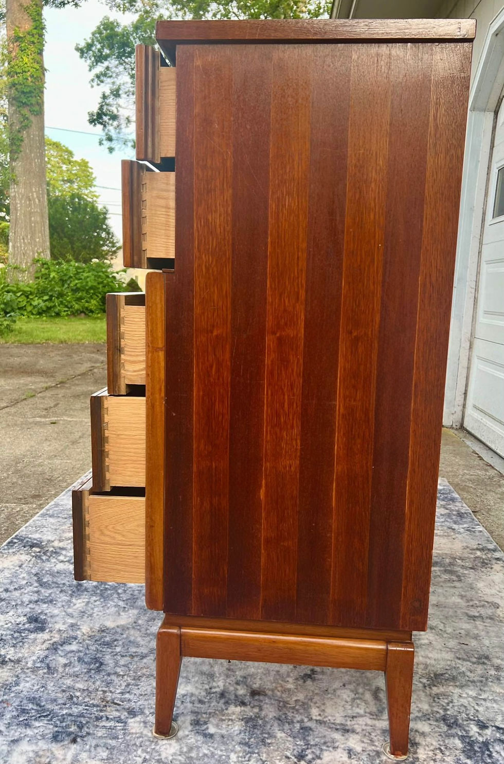 Thumbnail: United Furniture Mid Century Modern Highboy Dresser