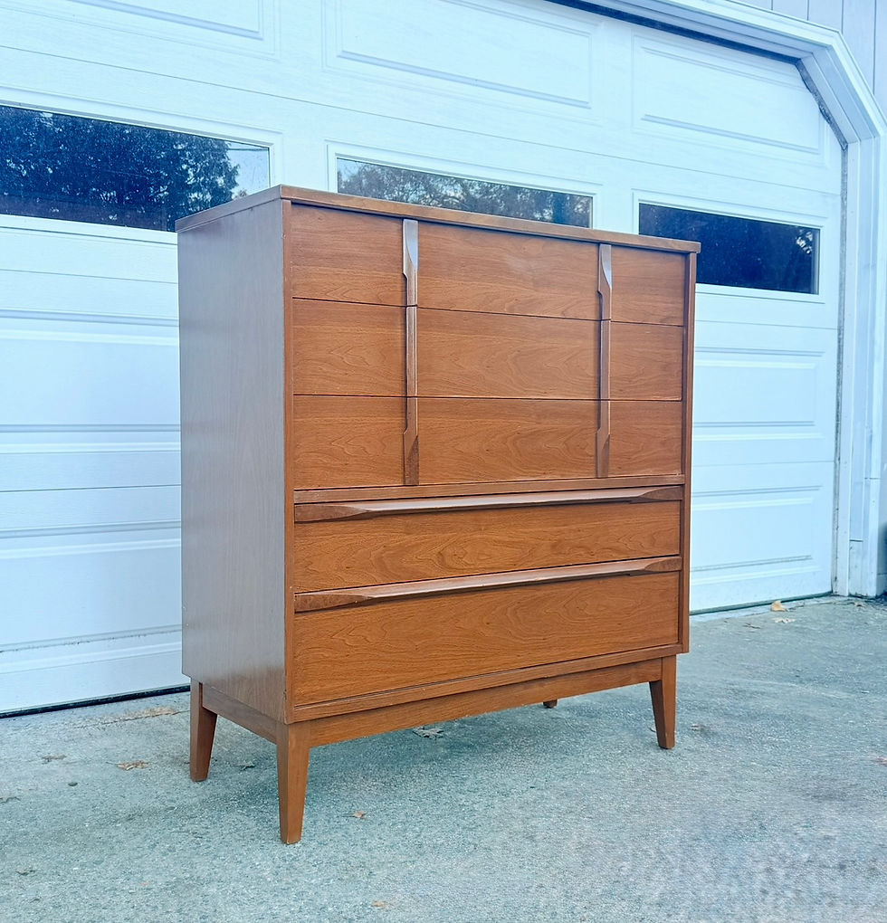 Thumbnail: Mid Century Modern Highboy Dresser by Kroehler