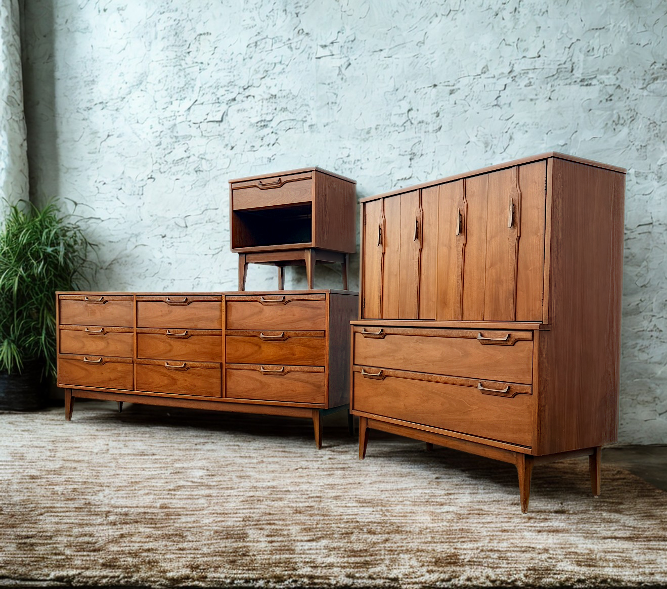 Mid Century Modern Bedroom Set by Lenoir House