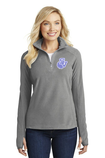 Thumbnail: SVJuniorFootball-Women's Quarter Zip Fleece Jacket