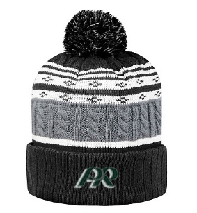 Thumbnail: PRHance-Striped Pom Beanie