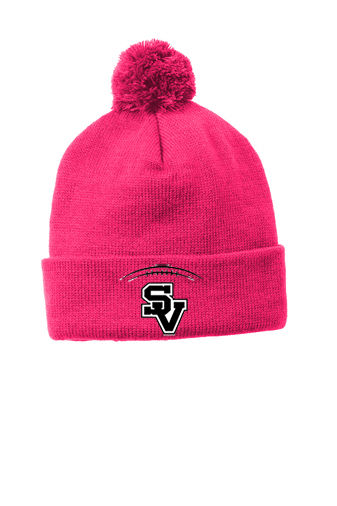 Thumbnail: SVJuniorFootball-Pink Pom Beanie
