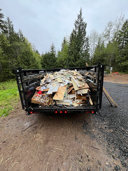 After construction debris removal Olympia WA - Olympic Junk Hauling