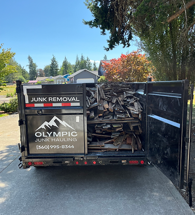After construction debris removal Olympia WA - Olympic Junk Hauling