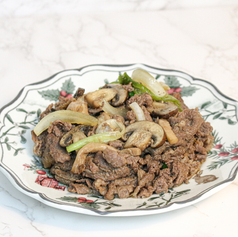 Korean Beef Bulgogi with Mushroom [버섯 소불고기]